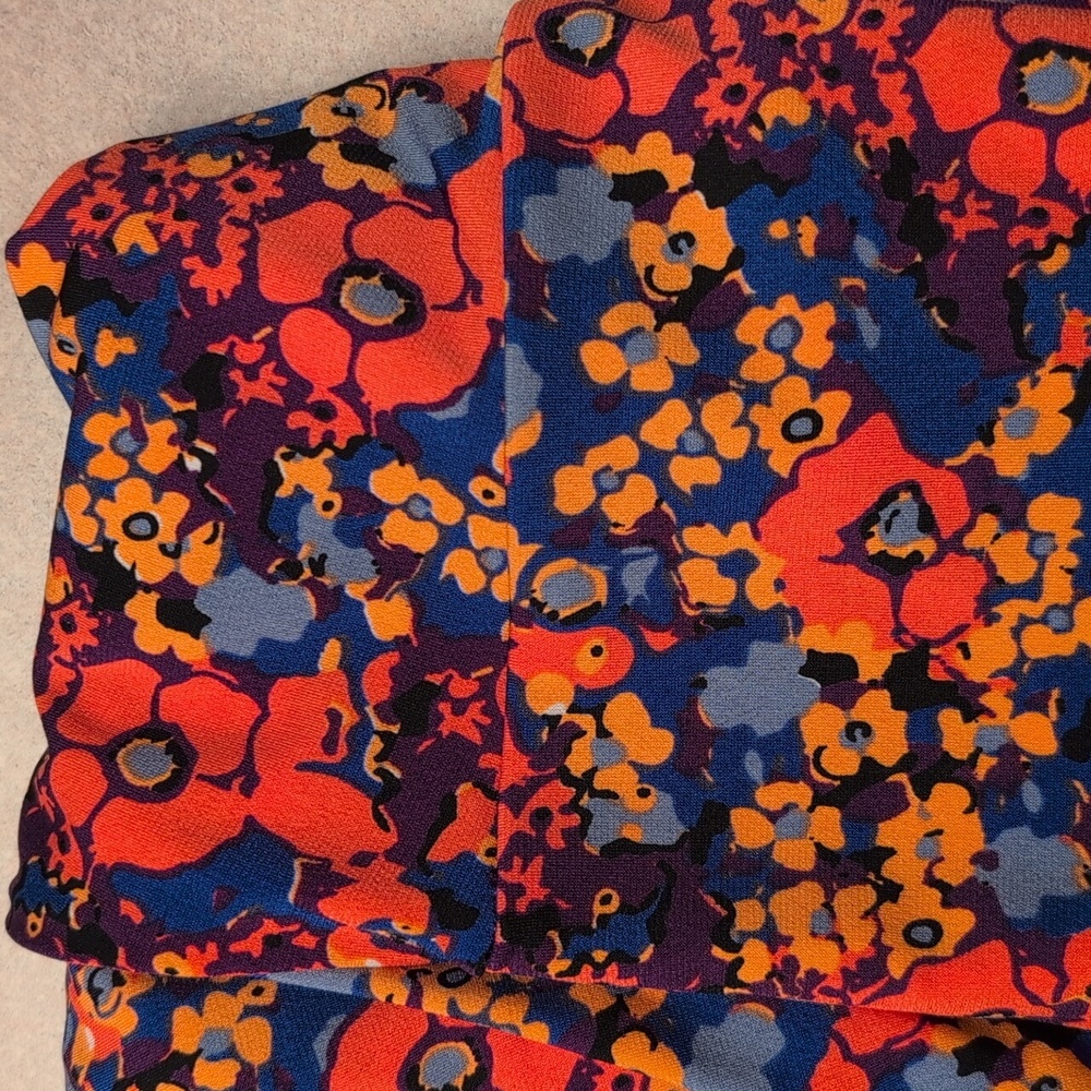 EUC LuLaRoe Multicolored Floral Maxi Skirt/Halter Dress in M